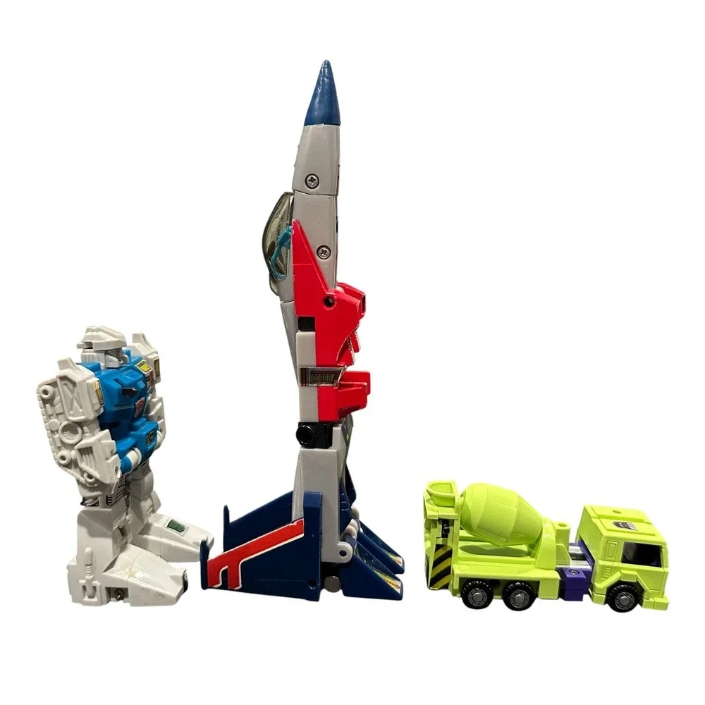 Starscream Transformers G1 Fighter Jet‎ Seekers Mixmaster Twin Twist Hasbro Lot